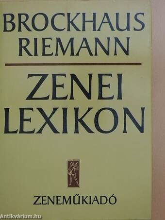 Zenei Lexikon 1-3.