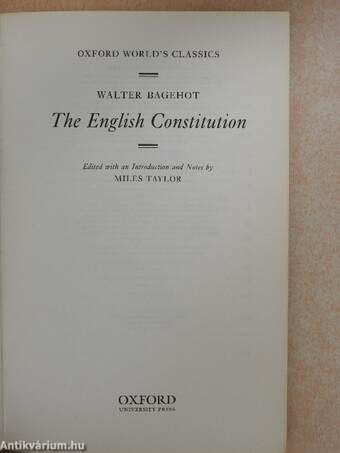 The English Constitution