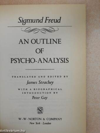 An Outline of Psycho-Analysis