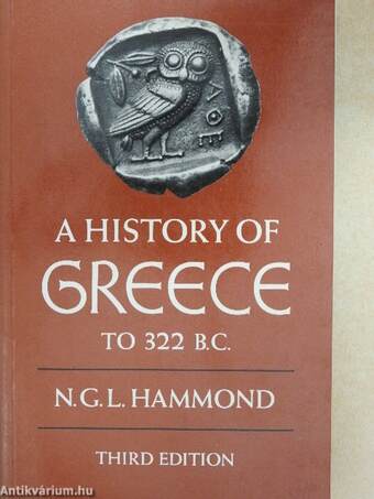 A History of Greece to 322 B. C.