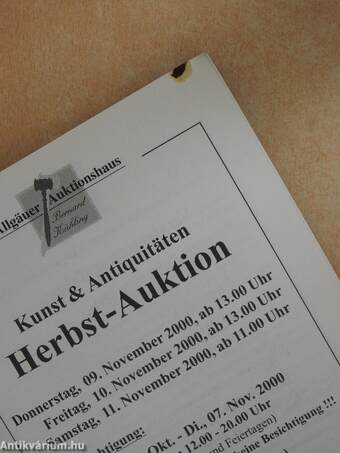 Herbst-Auktion