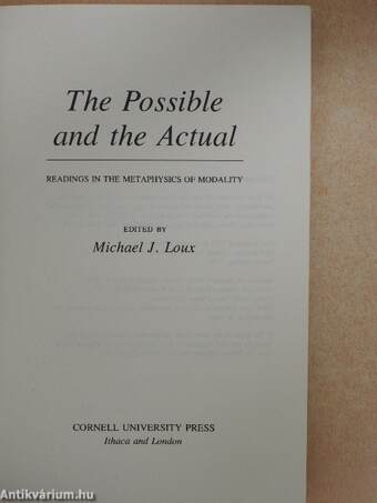 The Possible and the Actual