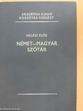 Német-magyar szótár