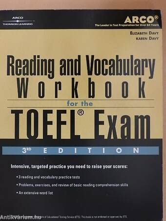 Reading and Vocabulary Workbook for the TOEFL Exam