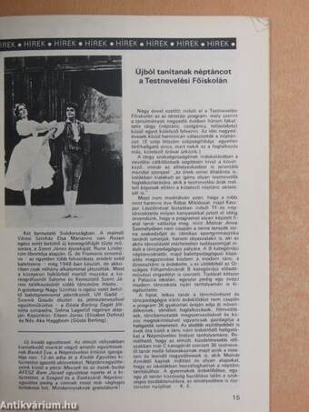 Táncművészet 1982. (nem teljes évfolyam)