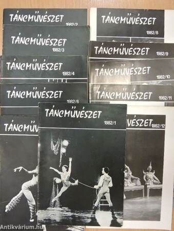 Táncművészet 1982. (nem teljes évfolyam)