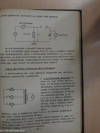 Bevezetés a híradástechnikai mérésekbe