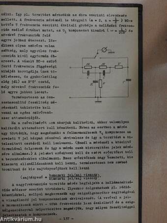 Bevezetés a híradástechnikai mérésekbe