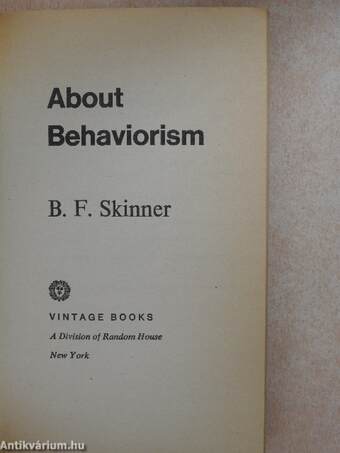 About Behaviorism