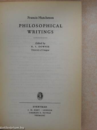 Philosophical Writings