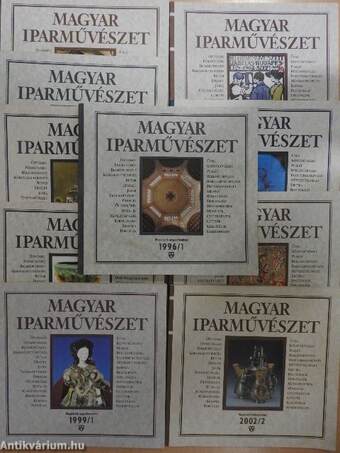 10 lapszám a Magyar Iparművészet című magazinból