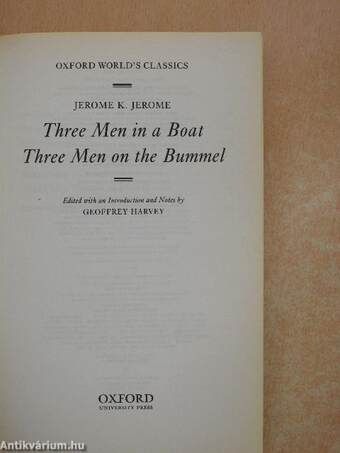 Three Men in a Boat/Three Men on the Bummel