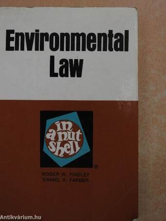 Environmental Law in a Nutshell