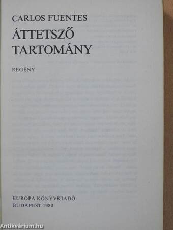 Áttetsző tartomány