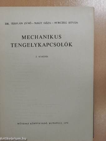 Mechanikus tengelykapcsolók