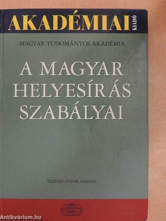 A magyar helyesírás szabályai