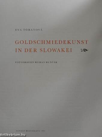 Goldschmiedekunst in der Slowakei