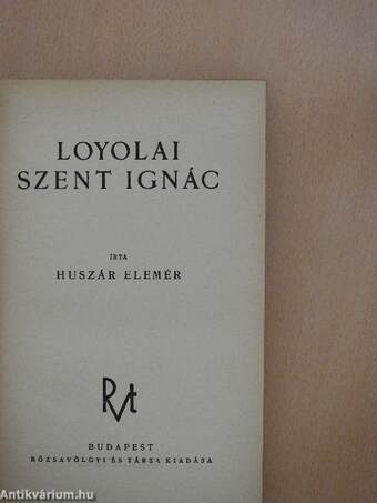 Loyolai Szent Ignác