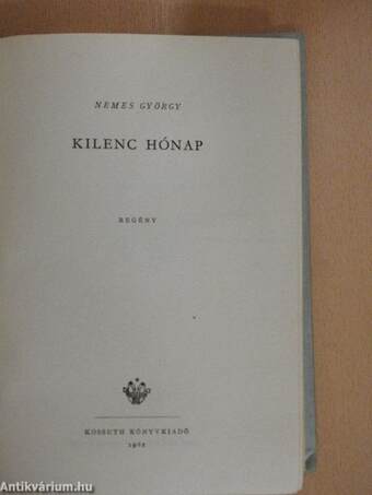 Kilenc hónap