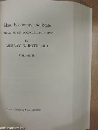 Man, Economy, and State I-II