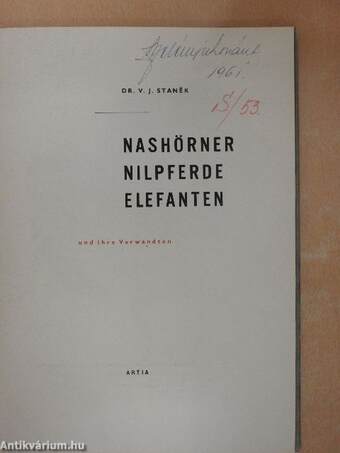 Nashörner, Nilpferde, Elefanten und ihre Verwandten