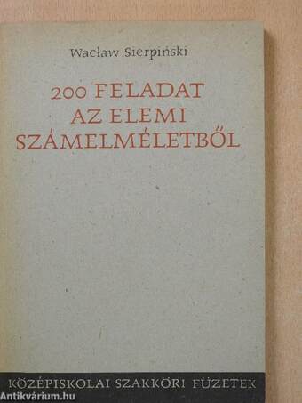 200 feladat az elemi számelméletből