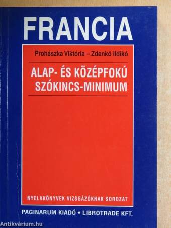 Francia alap- és középfokú szókincs-minimum