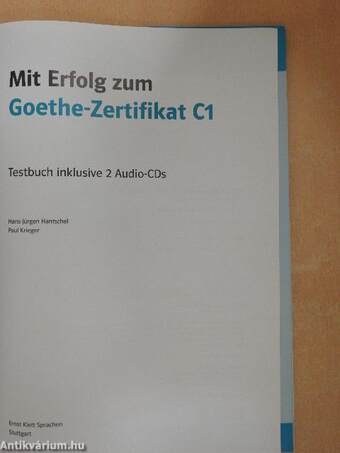 Mit Erfolg zum Goethe-Zertifikat C1 - 2 CD-vel