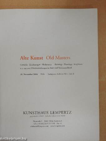 Alte Kunst/Old Masters