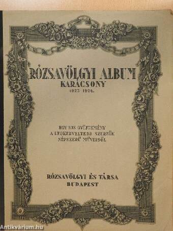 Rózsavölgyi album Karácsony 1923-1924.