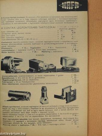 HAFA 1936. május/Amatőr mozi