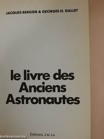 Le livre des Anciens Astronautes