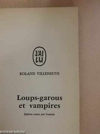 Loups-garous et vampires