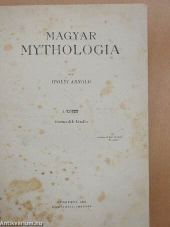 Magyar Mythologia I-II.