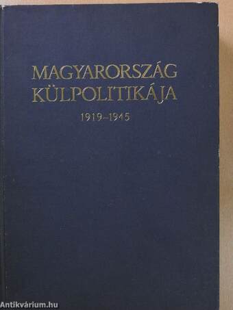 Magyarország külpolitikája 1919-1945