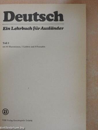 Deutsch - Ein Lehrbuch für Ausländer 2.