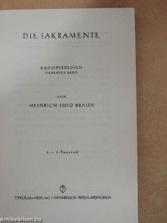 Die Sakramente