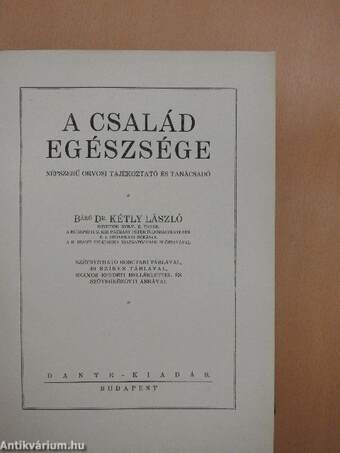 A Család egészsége I-II.