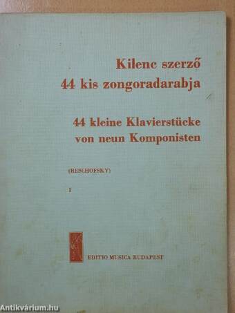 Kilenc szerző 44 kis zongoradarabja I.