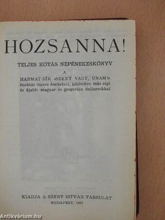 Hozsanna!