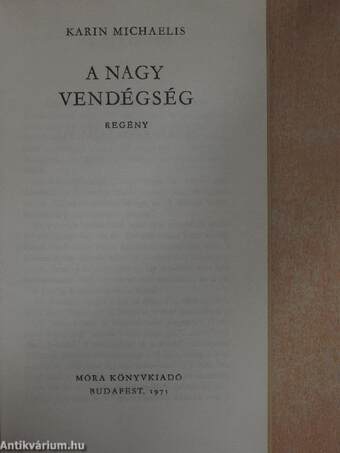 A nagy vendégség