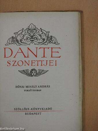 Dante szonettjei