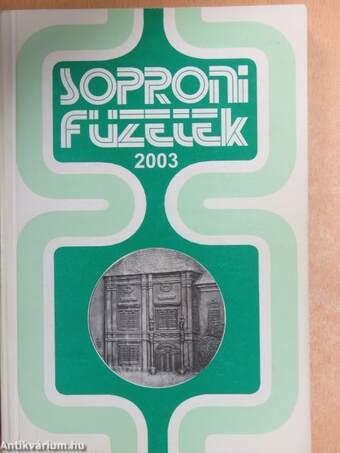 Soproni füzetek 2003