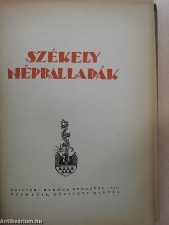 Székely népballadák