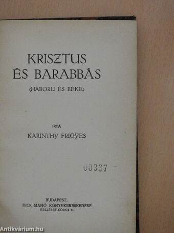 Krisztus és Barabbás