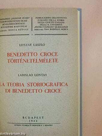 Benedetto Croce történetelmélete