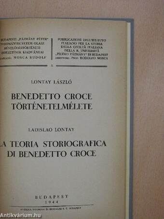 Benedetto Croce történetelmélete