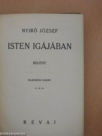 Isten igájában I-II.