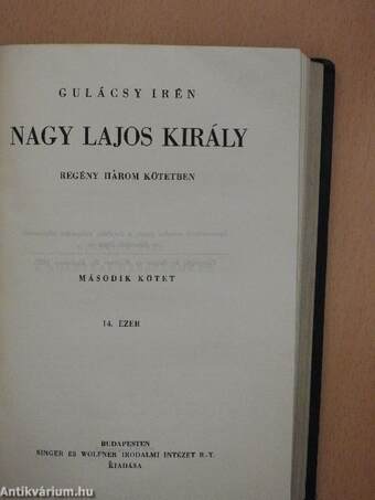 Nagy Lajos király I-III.