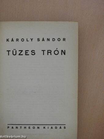 Tüzes trón